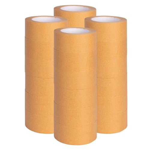 verpacking 24er Pack Papierklebeband 50 mm x 50 m braun umweltschonendes Packband Paketklebeband von verpacking