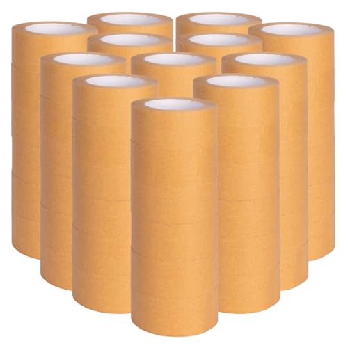 verpacking 72 Rollen Papierklebeband Braun 50 mm x 50 m umweltschonendes Packband Paketklebeband von verpacking