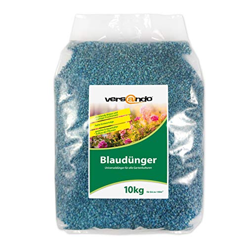 versando 10kg Blaudünger für ca. 150m² Universaldünger für alle Gartenkulturen ganzjährig NPK-Dünger von versando