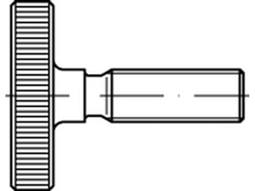 10 Rändelschrauben DIN 653 Stahl M 10 x 30 Stahl von verschiedene