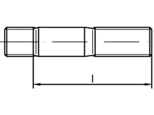 10 Stiftschrauben DIN 939 8.8 M 12 x 100 Stahl von verschiedene