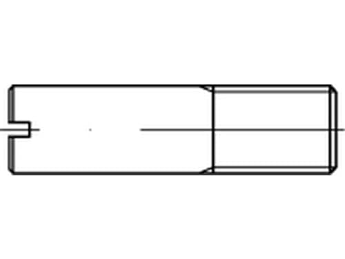 100 Schaftschrauben DIN 427 14H M 3 x 16 verzinkt Stahl von verschiedene