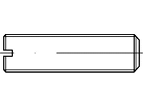 DIN 551 Messing M 5 x 10 Ms VE=S Gewindestifte 100 Stück von verschiedene