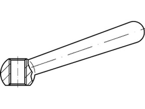 DIN 99 A 2 N 125 M 16 geneigt mit Gewinde A 2 VE=S Kegelgriffe 1 Stück DIN 99 A 2 N 125 M 16 geneigt mit Gewinde A 2 VE=S Kegelgriffe 1 Stück von verschiedene