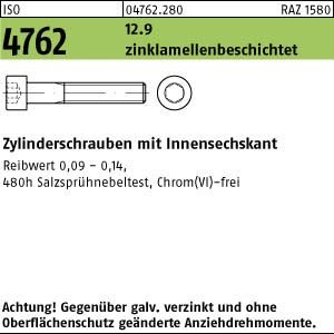 ISO 4762 12.9 M 12 x 75 flZn/nc/TL/x/480h/C flZn VE=S Zylinderschrauben 50 Stück von verschiedene