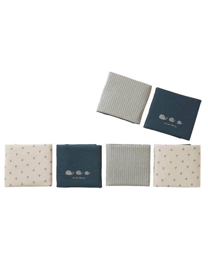 vertbaudet Bettumrandung Baby Bettumrandung/Laufgitter-Polster NAVY SEA von vertbaudet