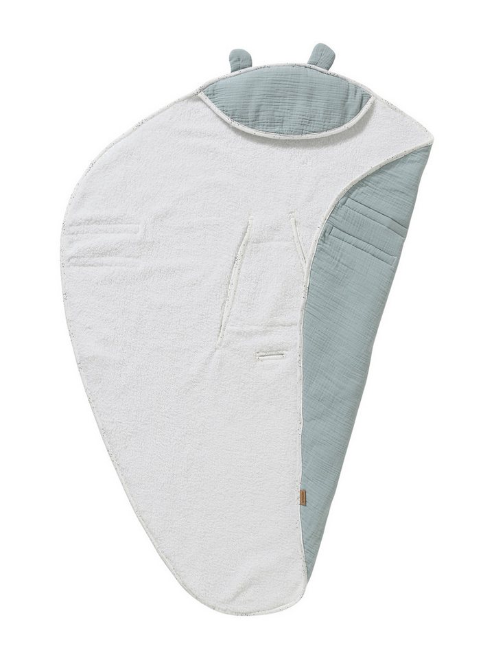 vertbaudet Fußsack Einschlagdecke für Babyschale, Musselin von vertbaudet