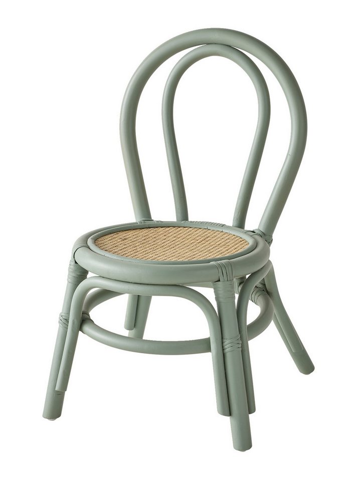 vertbaudet Kinderstuhl Kinder Stuhl aus Rattan POESIE, Sitzhöhe 30 cm von vertbaudet