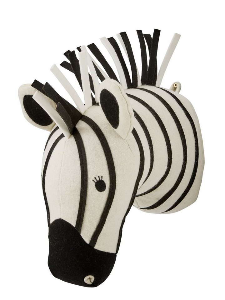 vertbaudet Wanddekoobjekt Kinderzimmer Zebrakopf Wanddekoration von vertbaudet