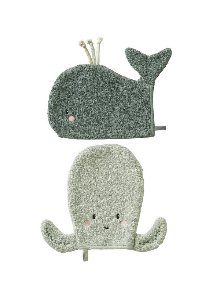 vertbaudet Waschhandschuh 2er-Set Baby Waschhandschuhe OZEAN vertbaudet Waschhandschuh 2er-Set Baby Waschhandschuhe OZEAN von vertbaudet