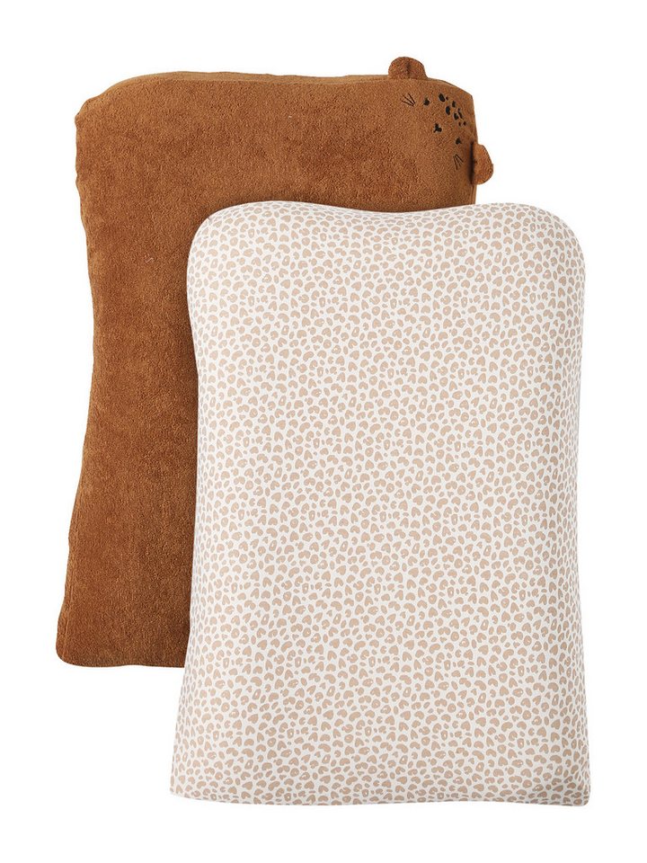 vertbaudet Wickelauflagenbezug 2er-Set Frottee-Schonbezüge für Baby Wickelauflage, 2er-Pack von vertbaudet