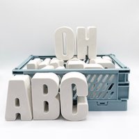 Buchstaben Aus Keraflott Buchstaben Aus Keraflott von vertrautManufaktur