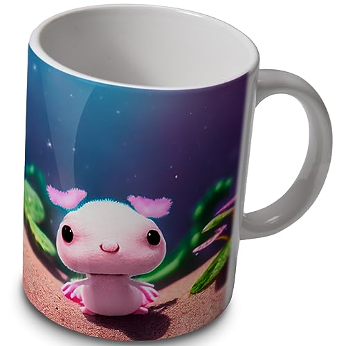 verytea Axolotl Cute Cartoon Tasse von verytea