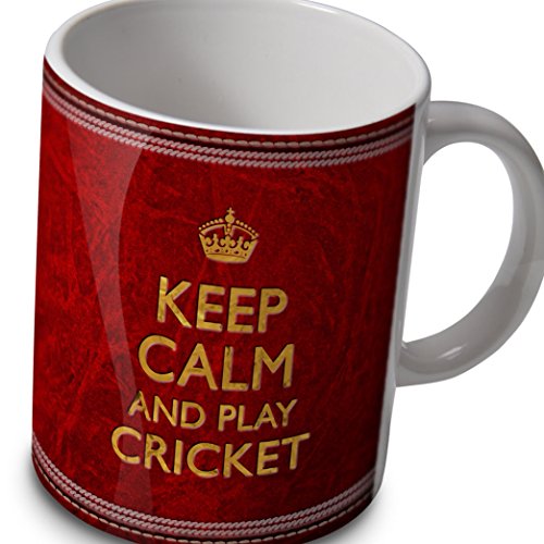 verytea Cricket-Tasse – Keep Calm and Play Cricket von verytea