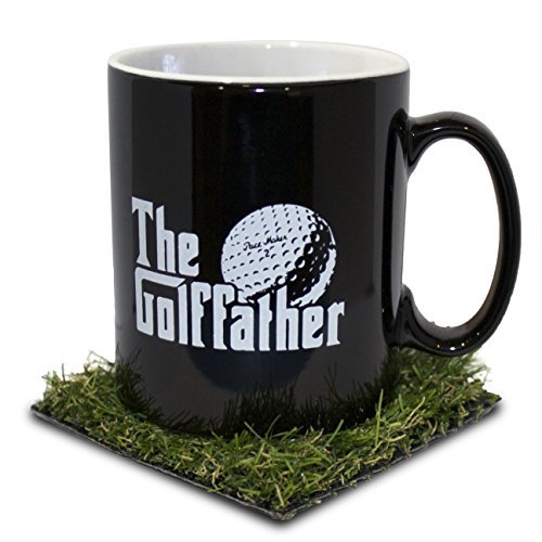 verytea Die Golf Vater (golffather Tasse-Tasse mit Untersetzer, Grass, von verytea