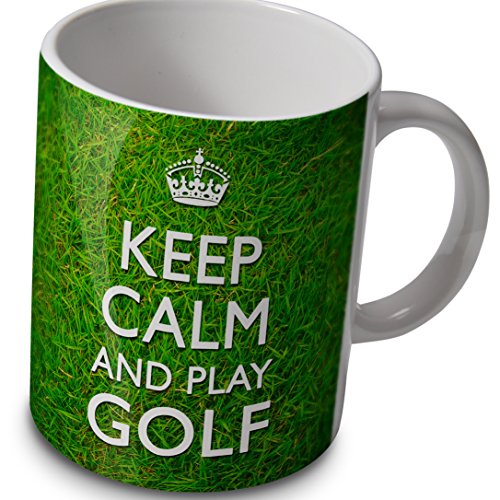 verytea Fun Tasse/Kaffeebecher Keep Calm and Play Golf von verytea