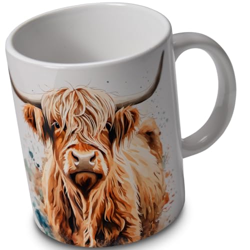 verytea Highland Cow Heilan Coo Tasse - Great Scottish for a Scot von verytea
