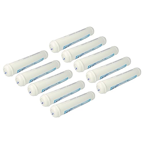 vhbw 10x Wasserfilter Filterkartusche Filter kompatibel mit LG Electronics GW-P207FLQK, GW-P207FLQV, GW-P207FNQV, GW-P207FSCV Side-by-Side Kühlschrank von vhbw