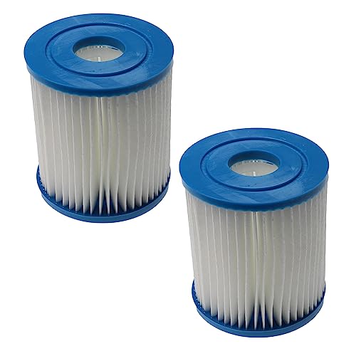 vhbw 2X Filterkartusche Ersatz für Filbur FC-3751 für Swimmingpool, Filterpumpe - Wasserfilter Blau Weiß von vhbw