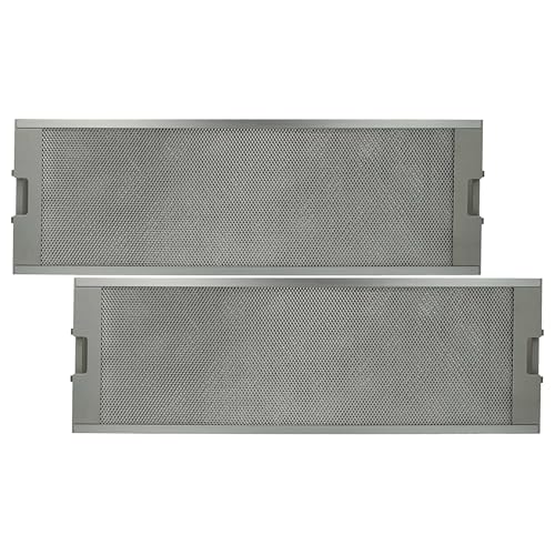 vhbw 2x Filter Metallfettfilter kompatibel mit Imperial HG 6654 F12 De Dietrich, MA IV-60, MA IV-60 W, MA IV-EX Dunstabzugshaube, Metall von vhbw
