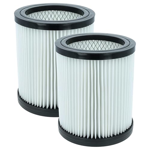 vhbw 2x Filterelement kompatibel mit Parkside (Lidl) PWD 30 B1 Nass-/Trockensauger - Feinstaubfilter, Kunststoff/Metall/Polyester-Vliesfilter von vhbw
