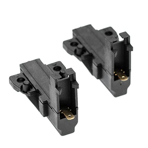 vhbw 2X Kohlebürste mit Sockel kompatibel mit Bauknecht WT9840AWSD, WT9840AWSEU, WT9840WSEU, WTE1530, WTE1732WD, WTE95301AWS Waschmaschine von vhbw