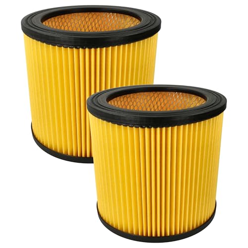 vhbw 2x Patronenfilter kompatibel mit Parkside PNTS 1400(A1/B1/B2) Absauganlage - HEPA Ersatz-Filter, 18,2 x 16,7 cm von vhbw