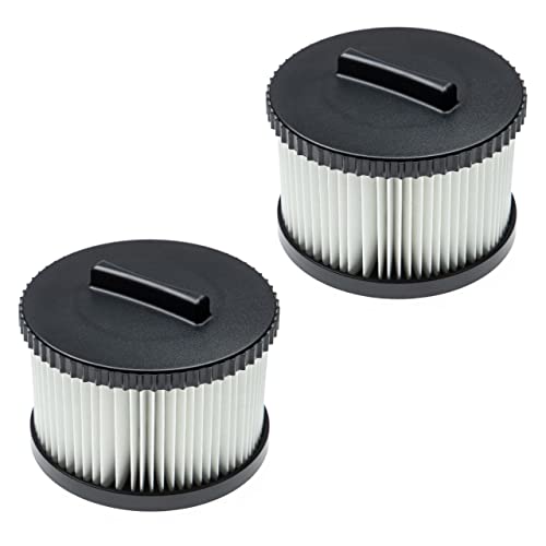 vhbw 2x Staubsaugerfilter kompatibel mit Dewalt DWV9340-XJ Staubsauger - HEPA-Filter Schwarz Weiß von vhbw