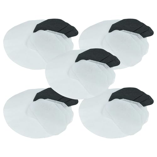 vhbw 30x Papierfilter, 15x Aktivkohlefilter, 15x Fettfilter Ersatz für DeLonghi 5525106700 für Fritteuse - 60-tlg. Filter-Set von vhbw