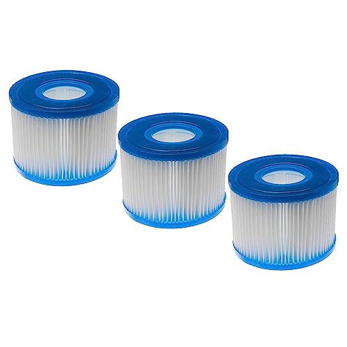 vhbw 3X Filterkartusche Typ S1 Ersatz für Intex 29011, S1 für Pool - Ersatzfilter, Blau, Weiß von vhbw