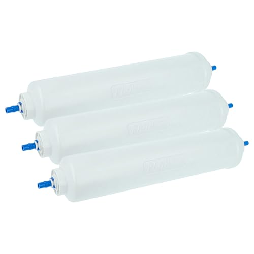 vhbw 3x Wasserfilter Filterkartusche Filter kompatibel mit LG Electronics GR-P207QVQA, GR-P207QVSA, GR-P207SLQA, GR-P207TLQ Side-by-Side Kühlschrank von vhbw