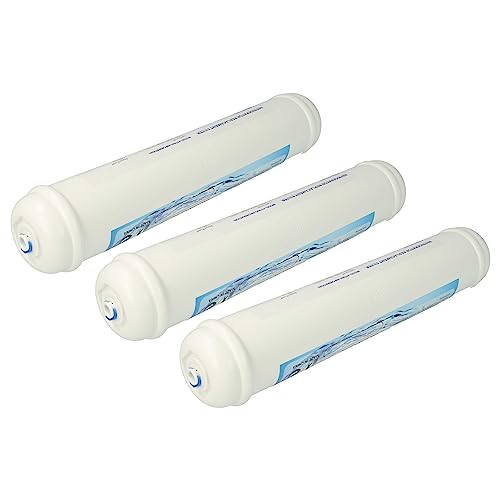 vhbw 3x Wasserfilter Filterkartusche Filter kompatibel mit Siemens KA58NP90/07, KA58NP90/08, KA58NP90GB/01, KA58NP90GB/02 Side-by-Side Kühlschrank von vhbw