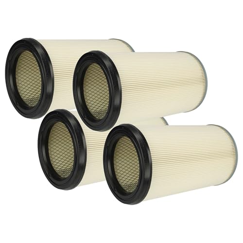 vhbw 4x Faltenfilter Ersatz für Kärcher 57310070, 5.731-007.0 für Staubsauger - Patronenfilter, Blau Silber Weiß von vhbw