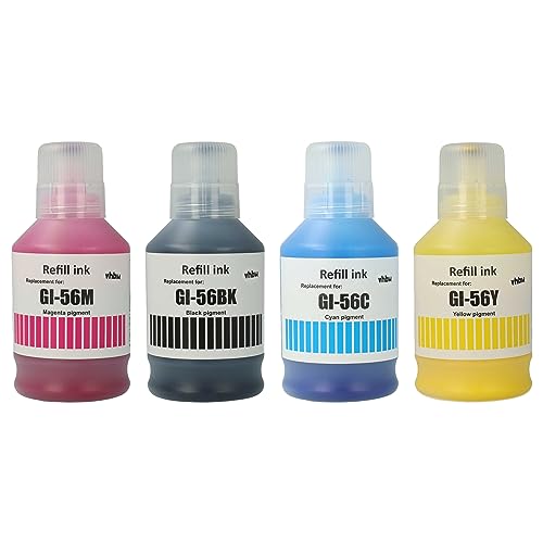 vhbw 4X Nachfülltinte als Ersatz für Canon 4412C001, 4430C001, 4431C001 Drucker - Refillset Cyan, Magenta, Yellow, Schwarz, Pigmentiert von vhbw