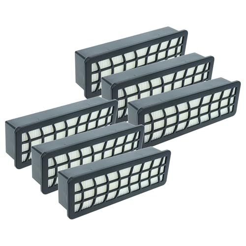 vhbw 6x Staubsaugerfilter kompatibel mit Zelmer ZVC752STRU/04(919.0ST), ZVC752STRU(01)(919.0ST) Staubsauger - HEPA-Filter Schwarz Weiß von vhbw