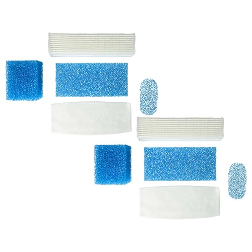 vhbw Filter-Set kompatibel mit Thomas Twin T2 Aquafilter Staubsauger - 10x Filter von vhbw