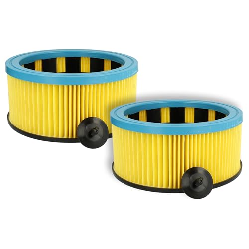 vhbw 2x Faltenfilter kompatibel mit Starmix GS L-1232 HMT, GS L-1435 PZ Nass- & Trockensauger - Patronenfilter, Gelb Schwarz Blau, Abwaschbar vhbw 2x Faltenfilter kompatibel mit Starmix GS L-1232 HMT, GS L-1435 PZ Nass- & Trockensauger - Patronenfilter, Gelb Schwarz Blau, Abwaschbar von vhbw