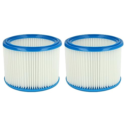 vhbw Filterset 2x Faltenfilter kompatibel mit Flex VC 21 L MC, VC 25 L MC, VC 26 L MC Nass- und Trockensauger - Filter, Patronenfilter von vhbw