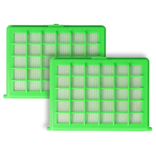 vhbw Filterset 2x Staubsaugerfilter Ersatz für Rowenta RO2614, ZR004501 für Staubsauger - HEPA Filter Allergiefilter Glasfaser von vhbw