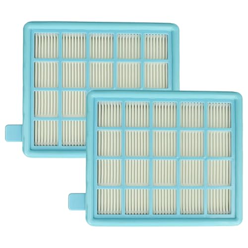 vhbw Filterset 2x Staubsaugerfilter kompatibel mit Grundig VCC 6670 A, GMN4150 Staubsauger - HEPA Filter Allergiefilter von vhbw