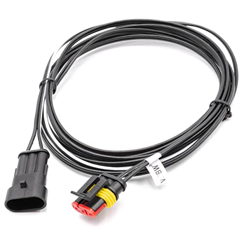 vhbw Niederspannungskabel Transformator Kabel kompatibel mit Husqvarna Automower 435X AWD, 440, 450X, 520, 535 AWD, 550 Mähroboter, Rasenmäher, 3m von vhbw