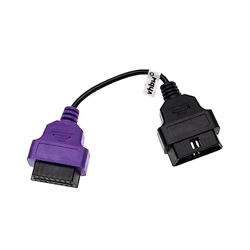 vhbw OBD2 Adapter A4 16Pin-OBD1 auf OBD2 kompatibel mit FIAT, Alfa Romeo, Lancia, Polonez Auto von vhbw