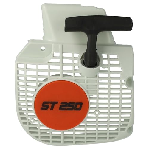 vhbw Seilzugstarter kompatibel mit Stihl MS 250, MS 250 C Motorsäge - Starter, 16,7 x 13,8 x 3,8 cm, Schwarz, Weiß von vhbw