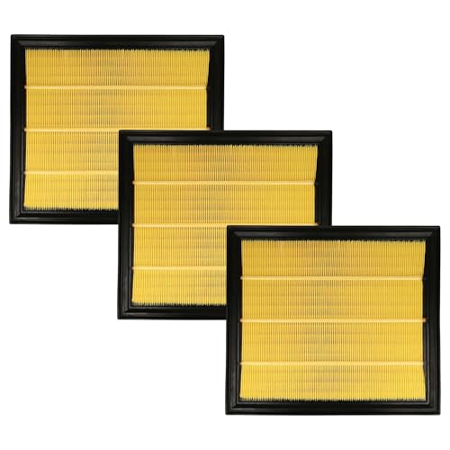 vhbw Set 3x Flachfaltenfilter kompatibel mit Nilfisk Alto Wap SQ850-11 Staubsauger - Filterelement von vhbw