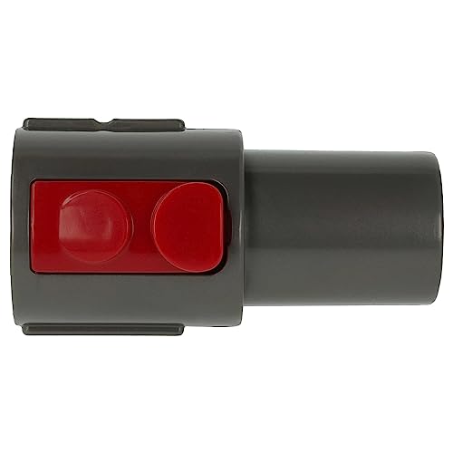 vhbw Staubsauger Adapter auf 32mm Zubehör Anschluss kompatibel mit Dyson Big Ball Absolute 2 - rot/dunkelgrau, Kunststoff von vhbw