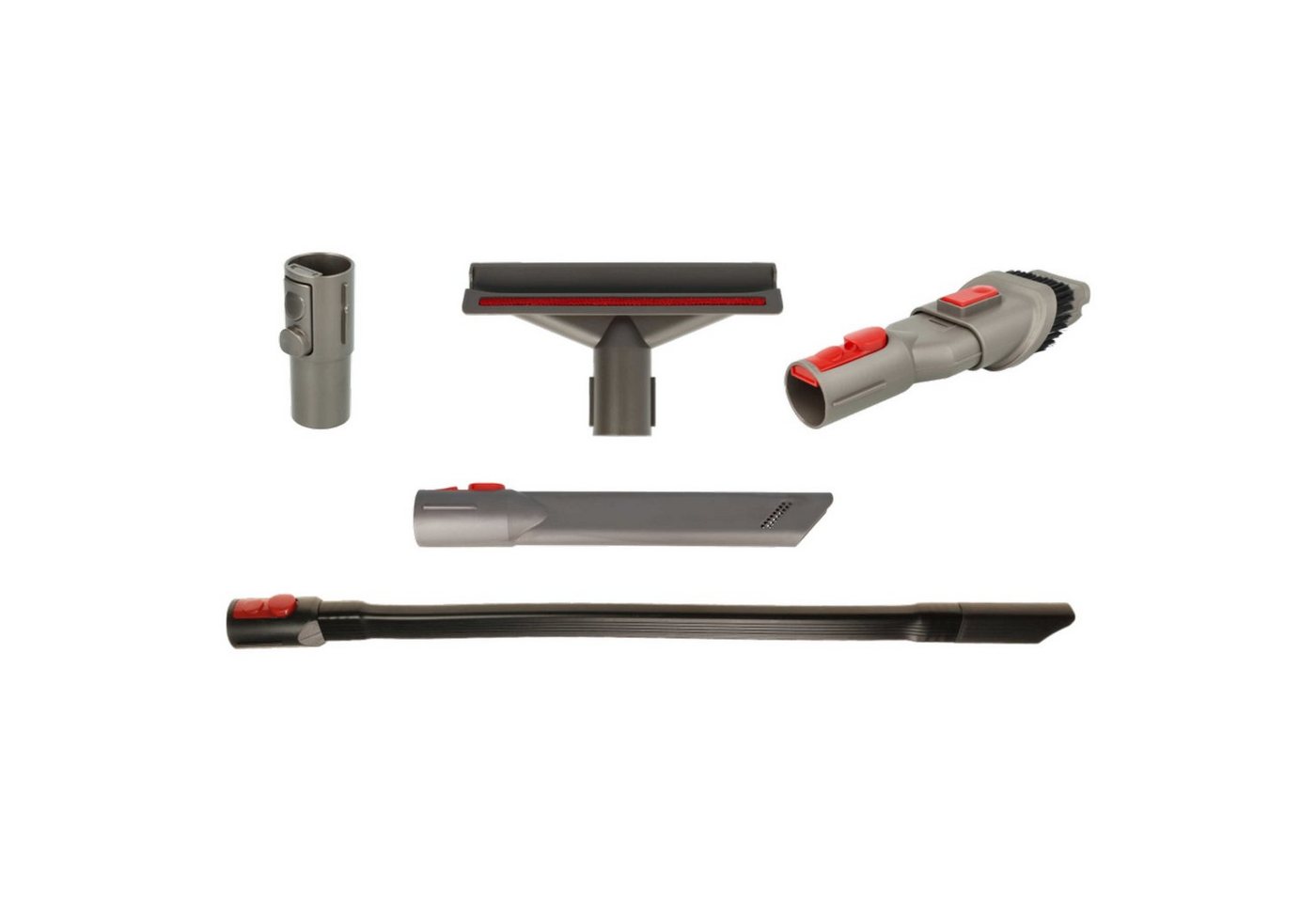 vhbw Staubsaugerdüsen-Set passend für Dyson V11 Klick Total Clean, Parquet Extra, Torque Drive, Zubehör für Dyson V11 Klick Total Clean Parquet Extra Torque Drive Extra Extra Motorhead Complete Extra von vhbw