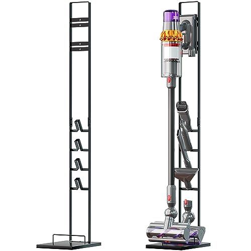 vhbw Staubsaugerhalter Ständer kompatibel mit Dyson Gen5detect, Gen5detect Absolute, V15s Akku-Staubsauger, Handstaubsauger Dunkelgrau von vhbw