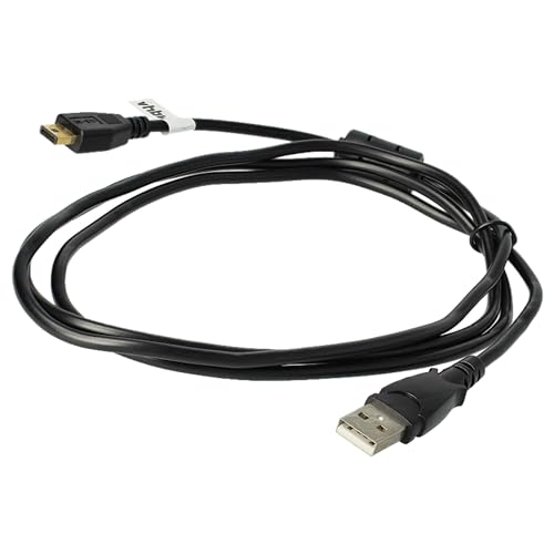 vhbw USB Datenkabel kompatibel mit Kodak EasyShare V530, V603, M1033, V1073 Handy schwarz von vhbw