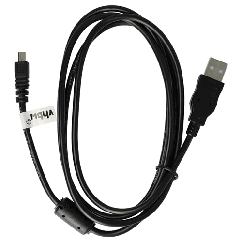 vhbw USB Kabel Datenkabel (Standard-USB Typ A) 150cm kompatibel mit Nikon CoolPix P50, P5000, P510, P5100, P520, P530, P60, P6000, P7800, P80 Kamera von vhbw