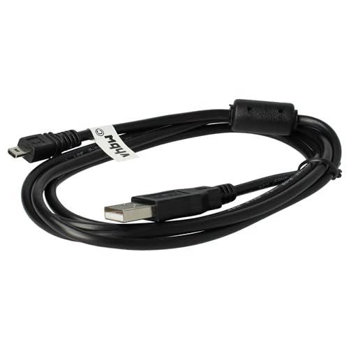 vhbw USB Kabel Datenkabel (Standard-USB Typ A) 150cm kompatibel mit Sony Cybershot DSC-H300, DSC-H400, DSC-W800, DSC-W810, DSC-W830 Kamera von vhbw